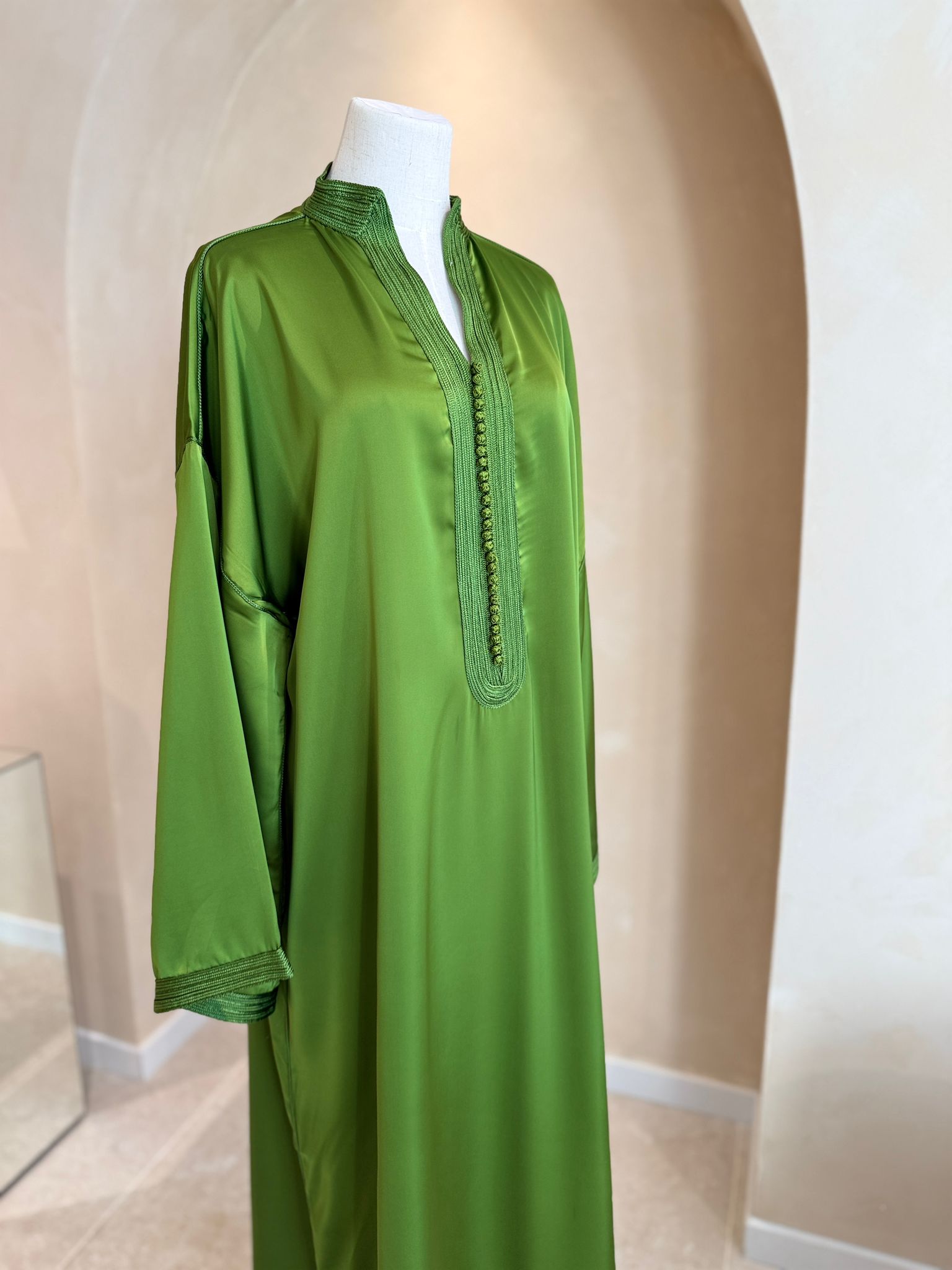 Gandoura Safa en crêpe de soie / drap de soie