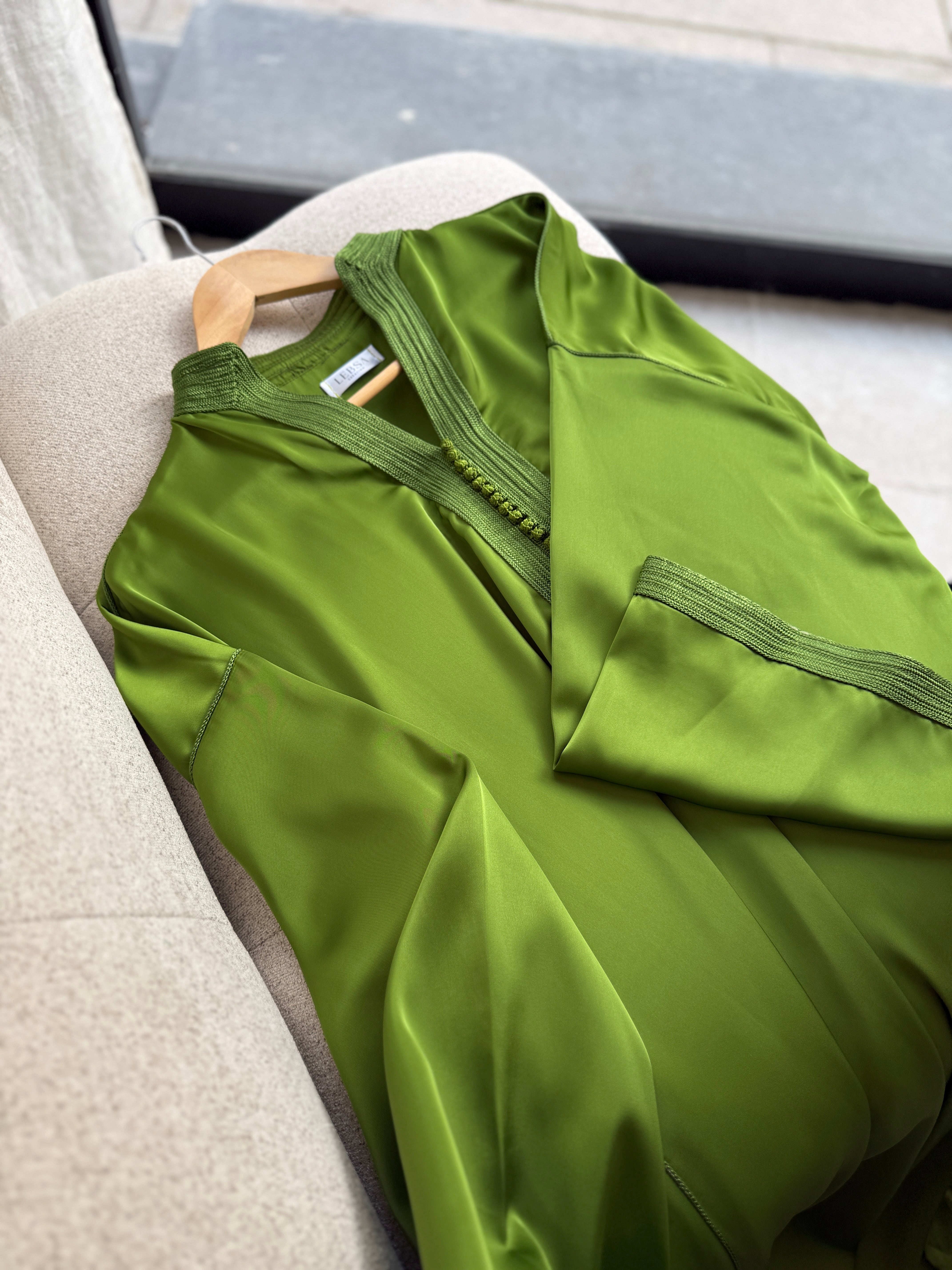Gandoura Safa en crêpe de soie / drap de soie